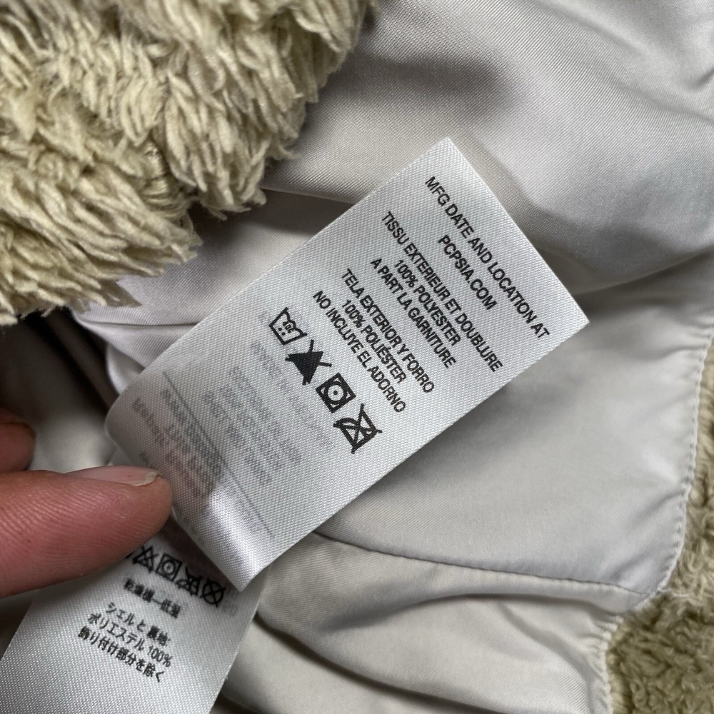 Patagonia Los Gatos Vest Fleece Full Zip Sherpa Womens Size Small El Cap Khaki - Picture 6 of 8